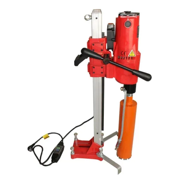Masina de carotat BISONTE EC1500 230V 1500 W Ø maxim pentru carotare beton 80 mm, suport inclus - Image 3