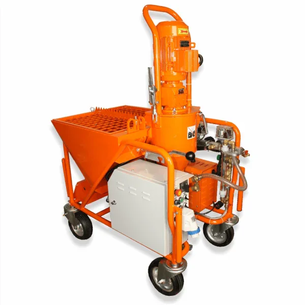 Masina de tencuit Bisonte PCS-K35 220V debit 5-20 l/min materiale preamestecate - Image 5