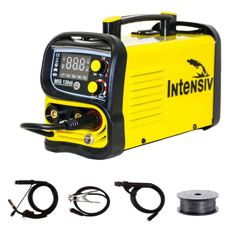 Aparat de sudura MIG 130di INTENSIV tip MIG-MAG + rola de sarma flux 1kg 1 Aparat de sudura MIG 130di INTENSIV tip MIG-MAG + rola de sarma flux 1kg