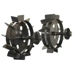 Set roti metalice si plug BISONTE Agro Garden pentru BTA-SP360
