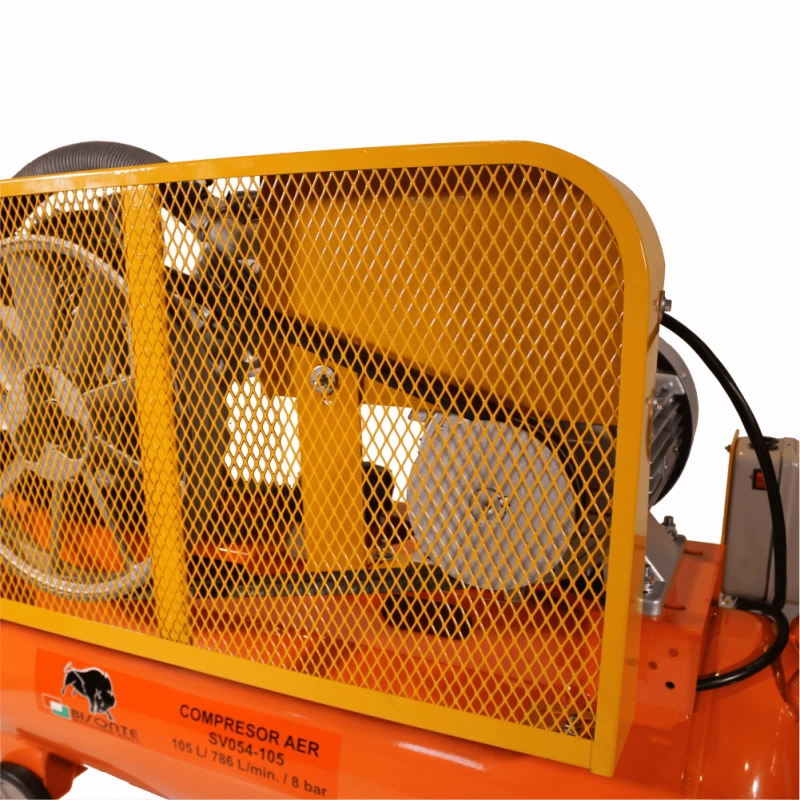 Compresor de aer cu piston BISONTE SV54-105 cu ulei 400V 5,5 cp, debit aer 786 l/min presiune 8 bar 5 Compresor de aer cu piston BISONTE SV54-105 cu ulei 400V 5,5 cp, debit aer 786 l/min presiune 8 bar - Image 5