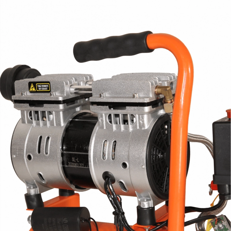 Compresor de aer cu piston BISONTE SC008-009 fara ulei 230V 0,8 cp debit aer 94 l/min presiune 8 bar 6 Compresor de aer cu piston BISONTE SC008-009 fara ulei 230V 0,8 cp debit aer 94 l/min presiune 8 bar - Image 6