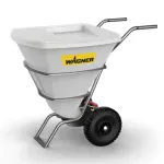 Container 100l Wagner + cuplaj conectare pompa, suport saci material si role golire saci material