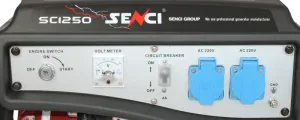 Generator de curent benzina SENCI SC1250 LITE monofazat AVR 1 kW | Travandi.ro