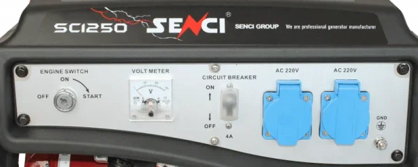 Generator de curent benzina SENCI SC1250 LITE monofazat AVR 1 kW - Image 3