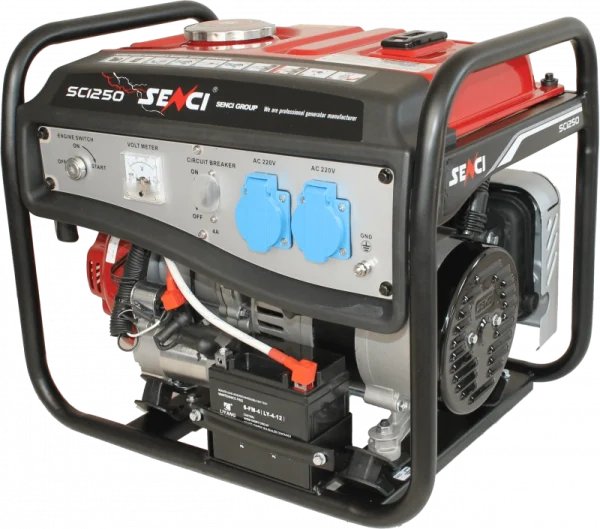Generator de curent benzina SENCI SC1250 LITE monofazat AVR 1 kW