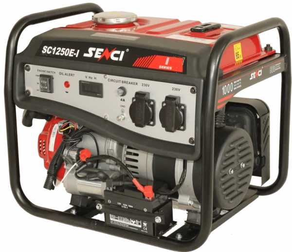 Generator de curent benzina SENCI SC1250E-LITE monofazat AVR 1 kW pornire electrica