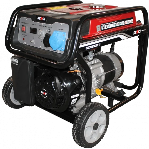 Generator de curent benzina SENCI SC5000 monofazat AVR 4,5 kW