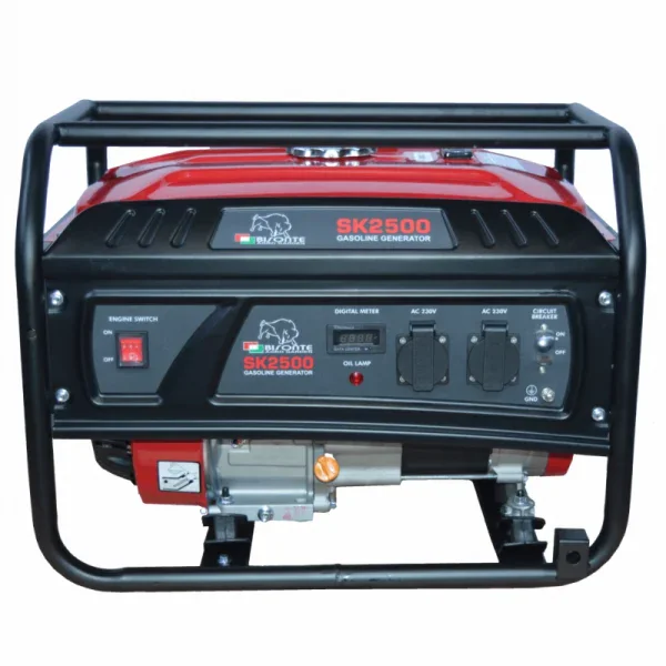 Generator de curent benzina BISONTE SK2500 monofazat AVR 2,2 kW - Image 2