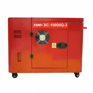 Generator de curent diesel SENCI SC10000Q-3 trifazat AVR 8 kW insonorizat | Travandi.ro