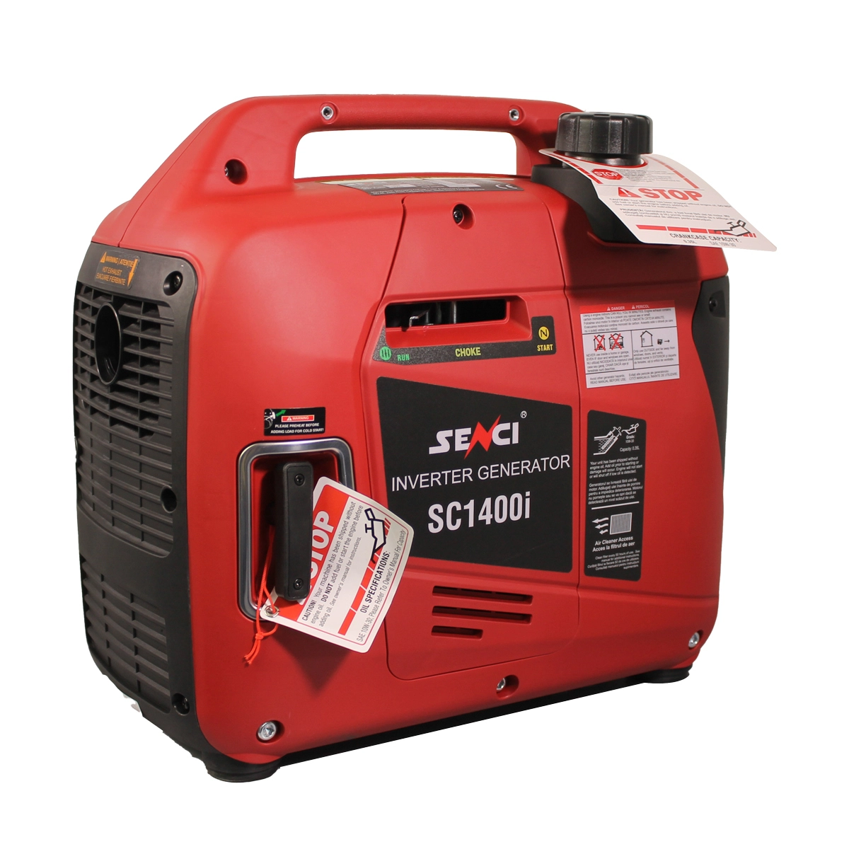 Generator de curent benzina SENCI SC-1400i monofazat invertor AVR 1,2 kW insonorizat 4 Generator de curent benzina SENCI SC-1400i monofazat invertor AVR 1,2 kW insonorizat - Image 4