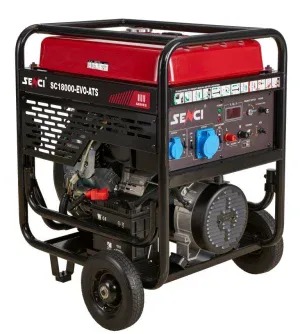 Generator de curent benzina SENCI SC18000 EVO-ATS monofazat AVR 17 kW pornire electrica ATS optional | Travandi.ro