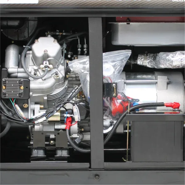 Generator de curent diesel SENCI SCD13000Q-ATS monofazat AVR 11 kW pornire electrica ATS inclus - Image 4