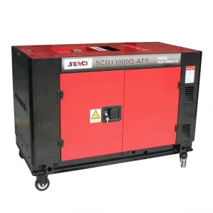 Generator de curent diesel SENCI SCD13000Q-ATS monofazat AVR 11 kW pornire electrica ATS inclus | Travandi.ro