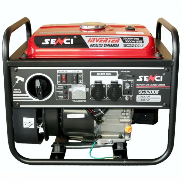 Generator de curent benzina SENCI SC3200iF monofazat AVR 3,2 kW invertor