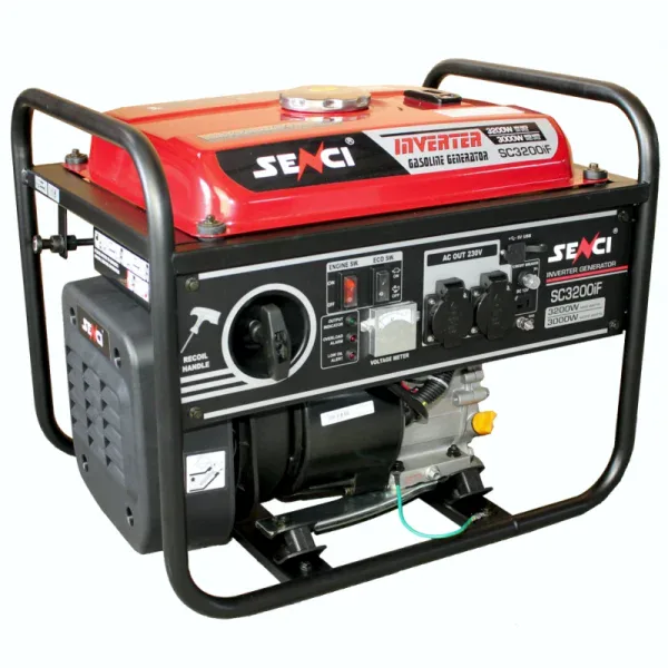 Generator de curent benzina SENCI SC3200iF monofazat AVR 3,2 kW invertor - Image 3