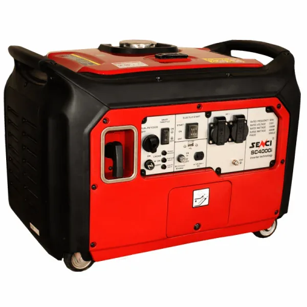 Generator de curent benzina SENCI SC4000i monofazat AVR 4 kW pornire electrica