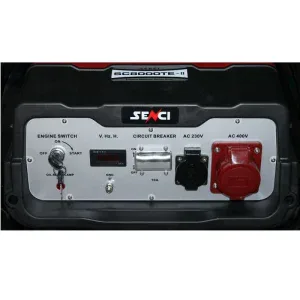 Generator de curent benzina SENCI SC8000TE trifazat AVR 7 kW pornire electrica | Travandi.ro