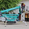 Nacela cu senile tip spider IMER ACCESS IM R23 DA LITHIUM H lucru 22.9 m sarcina maxima 230 kg