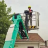Nacela cu senile tip spider IMER ACCESS IM R23 DA LITHIUM H lucru 22.9 m sarcina maxima 230 kg
