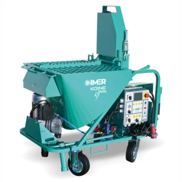 Masina de tencuit Imer Koine 4 DUAL 230/400V debit material 22 l/min materiale preamestecate