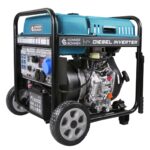 Generator de curent diesel Konner & Sohnen KS 6100iDЕ ATSR monofazat invertor 5,5 kW  pornire electrica