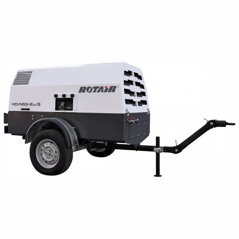 Motocompresor ROTAIR MDVN 53 ECO5 presiune 7 bar debit 5200 l/min motor KOHLER 49 cp 1 Motocompresor ROTAIR MDVN 53 ECO5 presiune 7 bar debit 5200 l/min motor KOHLER 49 cp