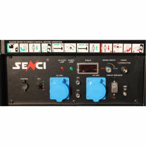 Generator de curent benzina SENCI SC13000-EVO-ATS monofazat AVR 11 kW pornire electrica ATS inclus | Travandi.ro