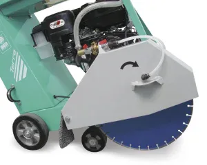 Masina de taiat asfalt/beton IMER TERRA 450 motor diesel YanmarL100 9,9 cp disc Ø 450 mm inclus | Travandi.ro