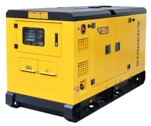 Generator de curent diesel STAGER YDY35S3 trifazat 29kW pornire electrica ATS optional | Travandi.ro