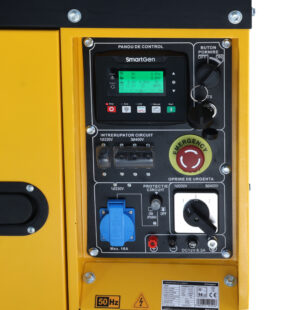 Generator insonorizat Stager YDE8600TA-TA3 V2, 7.5kVA, DualPower 230-400V, diesel, 3000rpm, pornire electrica