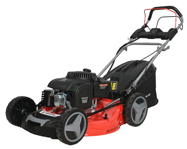 Masina de tuns gazon MEDIA LINE MG56-224 SE Benzina 5.9 CP 56 cm carcasa metal cos 60 l