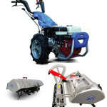 Motocultor profesional BCS 728 Power Safe GX270 + Freza de pamant 66cm + Rulou tasare 66cm