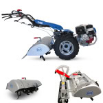 Motocultor profesional BCS 740PS GX390 + Freza de pamant 80cm + Rulou tasare 80cm
