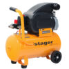 Stager Air 20D24 compresor aer, 24L, 8bar, 200L/min, monofazat, angrenare directa