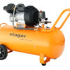 Stager Air 36D100 compresor aer, 100L, 10bar, 356L/min, monofazat, angrenare directa