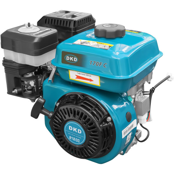 Motor Dakard HS170 FC 7CP Ax canelat Q 25mm + bobina incarcare pt HS1000B new cu capota