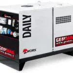 Generator insonorizat GENMAC Daily G7000KS-M MA Pmax. 7.0 kVA 400V, Kohler, QFDP-RGK30-PT7+AVR+GP