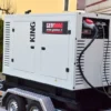 Generator insonorizat GENMAC King G100IS putere maxima 110kVA 400V motor IVECO