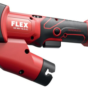 Masina de slefuit pereti Flex Giraffe GE MH 18.0-EC/5.0 Set+MH-R, 504041, 2 acumulatori Li-Ion 18 V/5.0 Ah, cap rotund 225 mm, velcro, incarcator | Travandi.ro