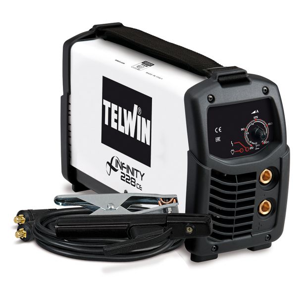Invertor sudura MMA Telwin INFINITY228CE_ACC, 200 A, electrozi 1.6-4 mm, cu accesorii 1 Invertor sudura MMA Telwin INFINITY228CE_ACC, 200 A, electrozi 1.6-4 mm, cu accesorii