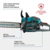 Drujbă pe benzină KS CS31G-18