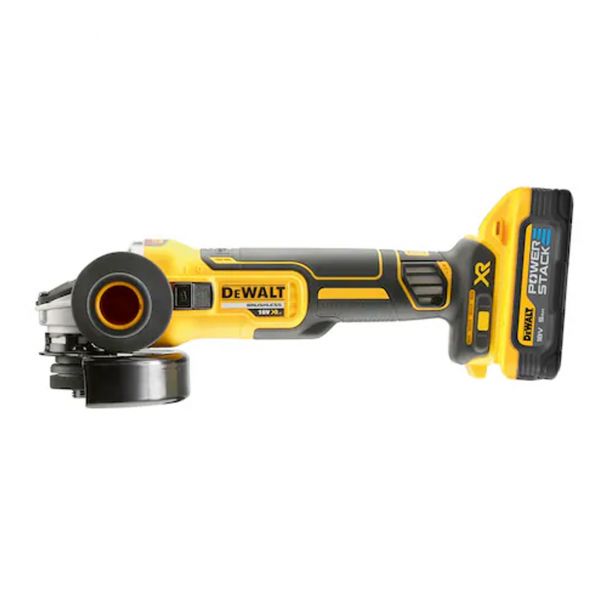Polizor unghiular DeWalt DCG405H2T, 125 mm, cu 2 acumulatori POWERSTACK 18 V/5.0 Ah si incarcator in valiza de transport 1 Polizor unghiular DeWalt DCG405H2T, 125 mm, cu 2 acumulatori POWERSTACK 18 V/5.0 Ah si incarcator in valiza de transport