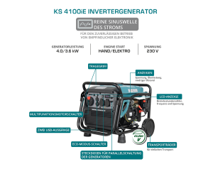 Generator cu inverter KS 4100iEG | Travandi.ro