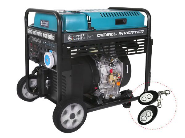 Generator cu inverter diesel Könner & Söhnen KS 9500iDЕ ATSR