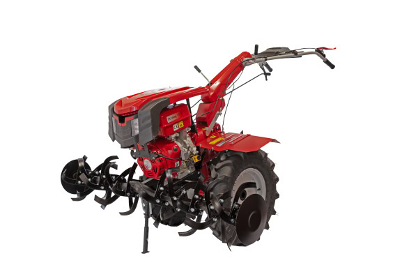 Motosapatoare Strong by Bronto 17 R420-V cu roti cauciuc 6.00-12 + masca cu far LED + rarita - Image 4