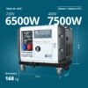 Generator mobil diesel KS 9300DE-1/3 ATSR