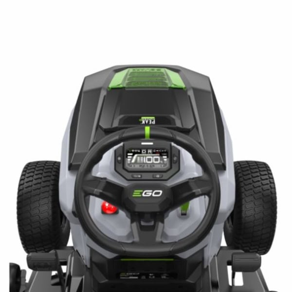 Set tractor de tuns iarba Ego Power TR3801E-B, 56 V, cu 2 acumulatori, 56 V/10.0 Ah, 98 cm - Image 2
