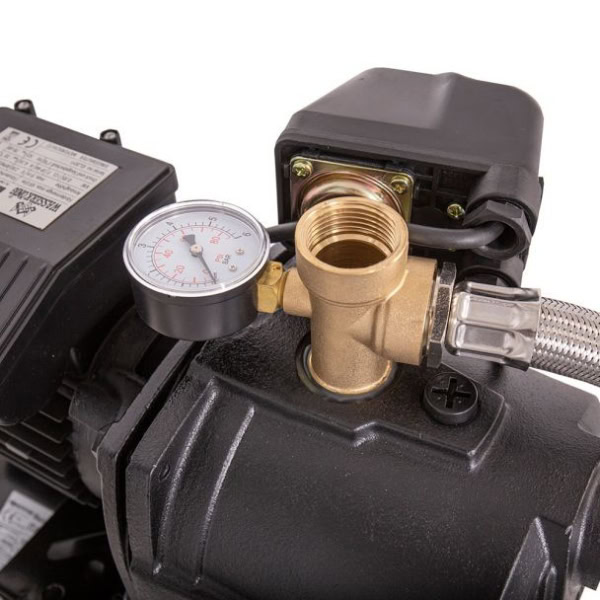 Hidrofor cu pompa autoamorsanta Wasserkonig WSK4143-25, fonta, putere 950 W, debit 4140 l/h, inaltime refulare 43 m, vas de expansiune 24 litri - Image 3