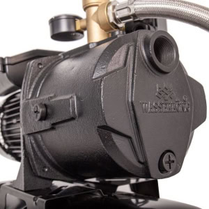 Hidrofor cu pompa autoamorsanta Wasserkonig WSK4143-50, fonta, putere 950 W, debit 4140 l/h, inaltime refulare 43 m, vas de expansiune 50 litri | Travandi.ro